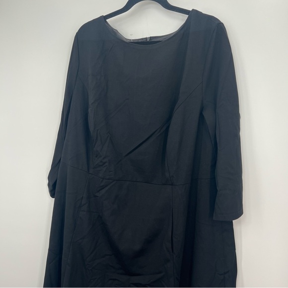 NWT Basler Women A-Line Black Mini Dress Plus Size  2X - Picture 4 of 9